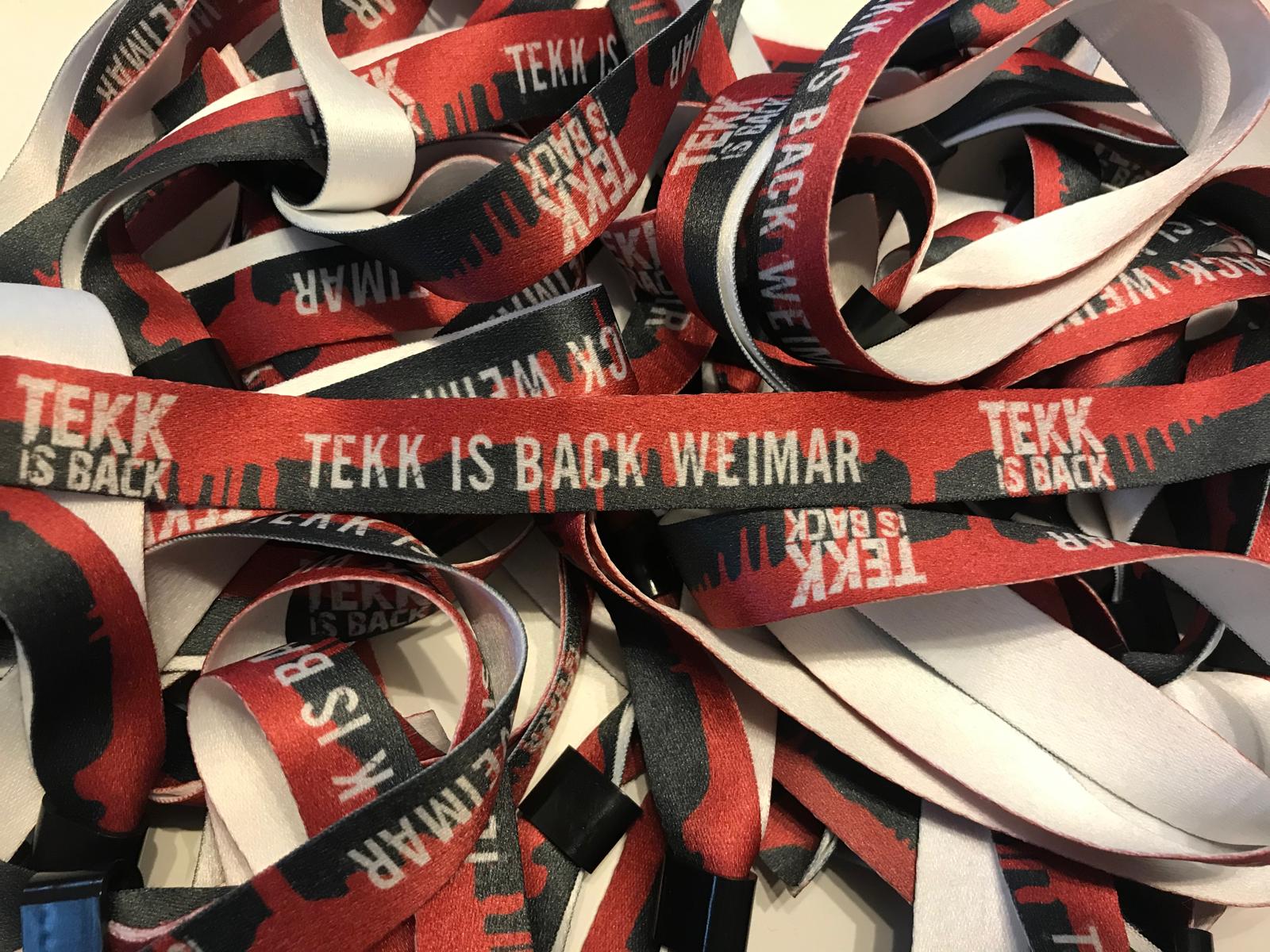 Tekk is Back - Weimar | Stoffbändchen | Accessoires | Lifestyle-Wear