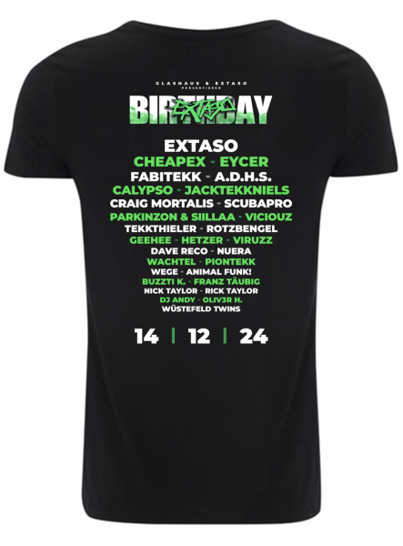 Extaso BDAY Glashaus - T-Shirt